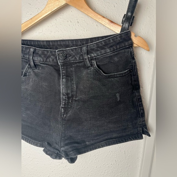 BDG / Urban Outfitters black denim high rise short - size 29 - Picture 2 of 6